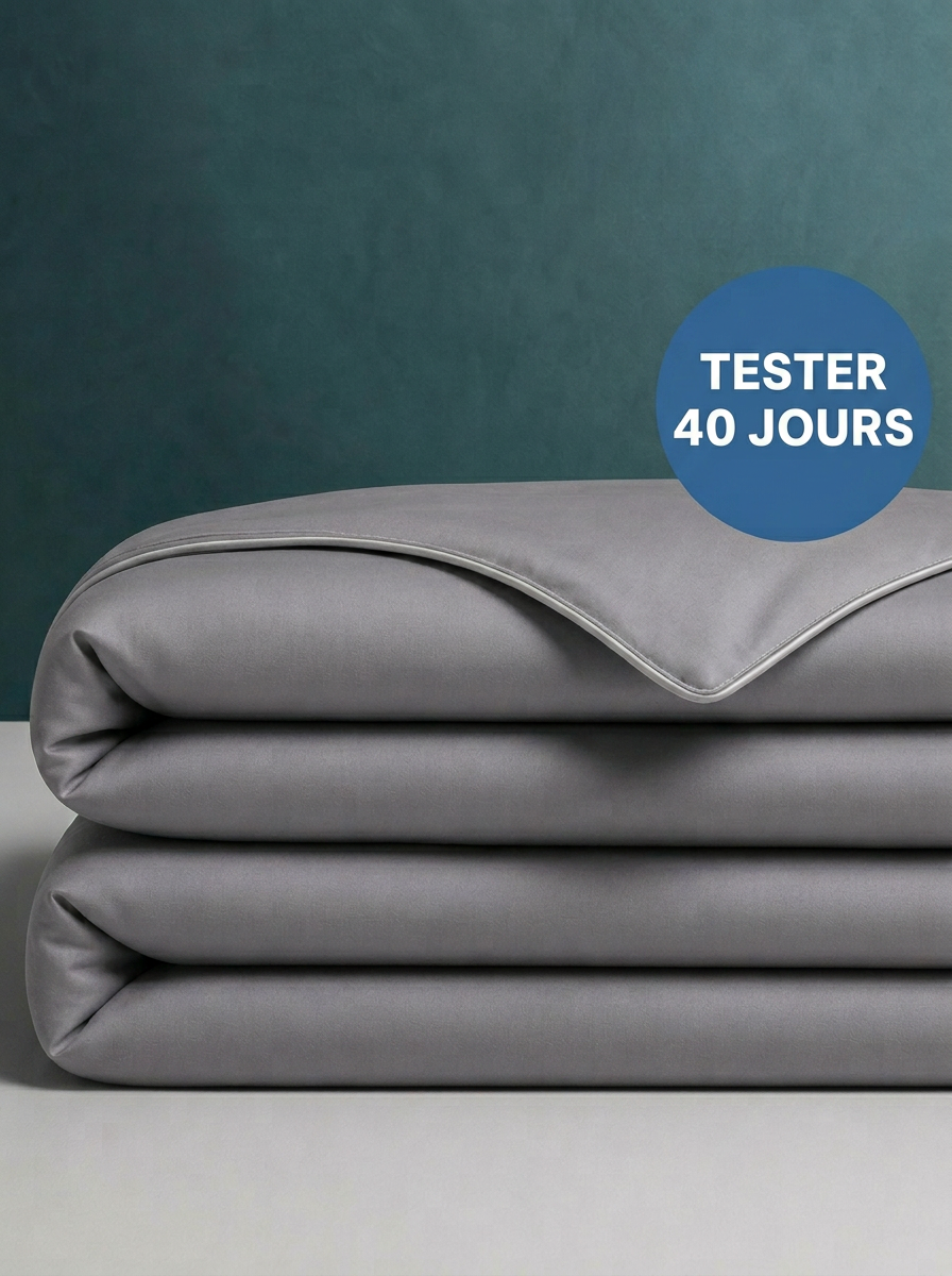 Couette rafraîchissante pour les chaudes nuits d'été